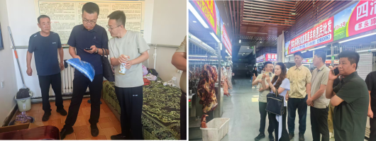 自治区农牧厅与自治区市场监督管理局在我市开展农畜产品生产和流通环节联合检查行动
