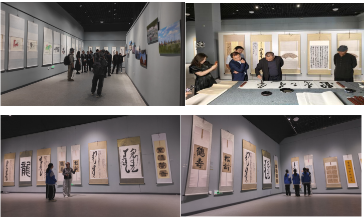 内蒙古乡土文化能人民族团结主题书画作品展示和惠民文艺演出活动在科右中旗成功举办